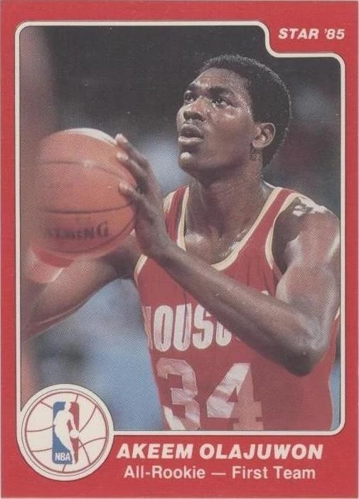 1984-85 Star - Hakeem Olajuwon #47 for sale | eBay