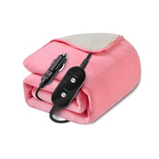 12V/24V Heated Car Blanket, Electric Blanket Flannel Heating Throw for Car, S...