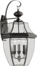 Livex Lighting 2351-04 Monterey 3 Light 23 inch Black Outdoor Wall Lantern