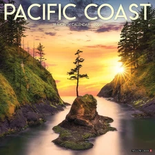 Willow Creek Press,  Pacific Coast 2026 Wall Calendar, 12'' X 12'', 18-Month Cal