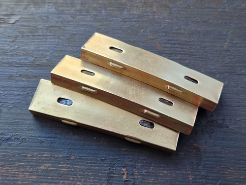 Original WW1 Japanese type 30/38 Arisaka 6.5x50 mm Brass Stripper clips /3 pc.#1