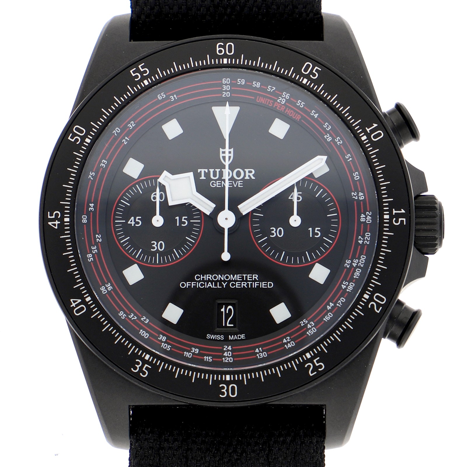 TUDOR 25827KN Pelagos FXD Chrono black Dial Automatic Titanium Nylon Carbon