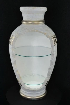 Vitrine Bar Regal Glas Bodenfase Schrank Vitrinen Statue Bad Wohnzimmer Figuren - Bild 1 von 4
