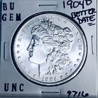 1904 O BU GEM MORGAN SILVER DOLLAR UNC MS+++ U.S. MINT RARE COIN 9716