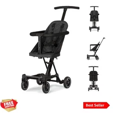 Lightweight and Compact Coast Rider Stroller with One Hand Easy Fold, Adjusta...