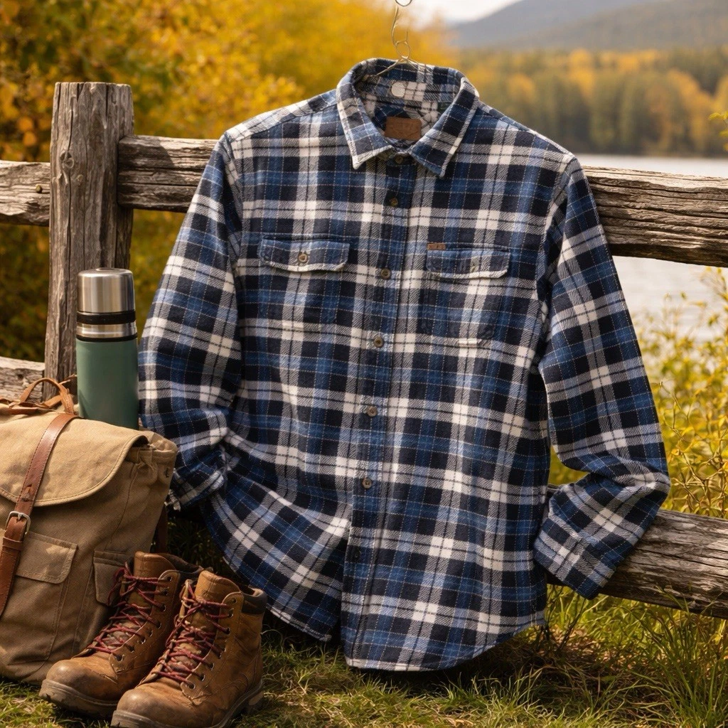 Orvis Flannel Casual Button-Down Shirts for Men for sale | eBay