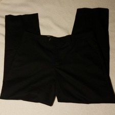 Chaps Black Wool Blend Dress Pants Size 34 waist x 29 inseam