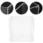  Desktop-Teebeutel-Organizer, klare Teebox, Haushalts-Kaffee-Aufbewahrungsbox