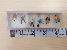 Preiser 10042 HO 1:87 Scale People Working Tools Lumberjacks Train Models