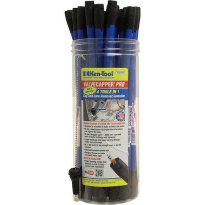 Ken-Tool 29999 11-1/2'' Valve Capper Pro Cap and Core Tool Pack of 25