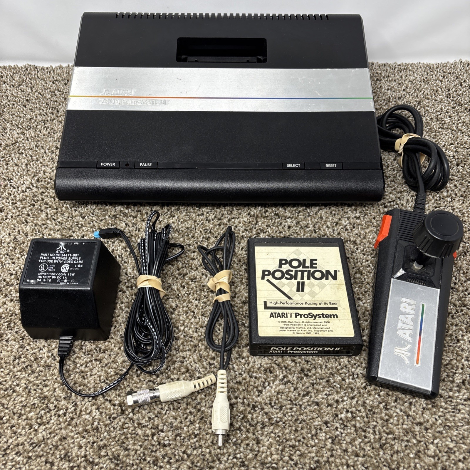 Atari 7800 Video Game Console - With Controller Game TESTED