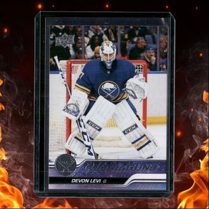 2023-24 Upper Deck Series 1 Young Guns Devon Levi Rookie #237