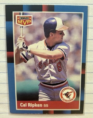 1988  Donruss MVP Card Cal Ripken Jr.  2nd Round Selection In 1978 Draft BC-1