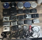 Vintage Sony WALKMAN Cassette Players CD JVC AIWA  Headphones Lot of 37 READ!!