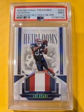 2023 Panini National Treasures - Lee Evans #HEI-LEV Holo Silver /25 (MEM)