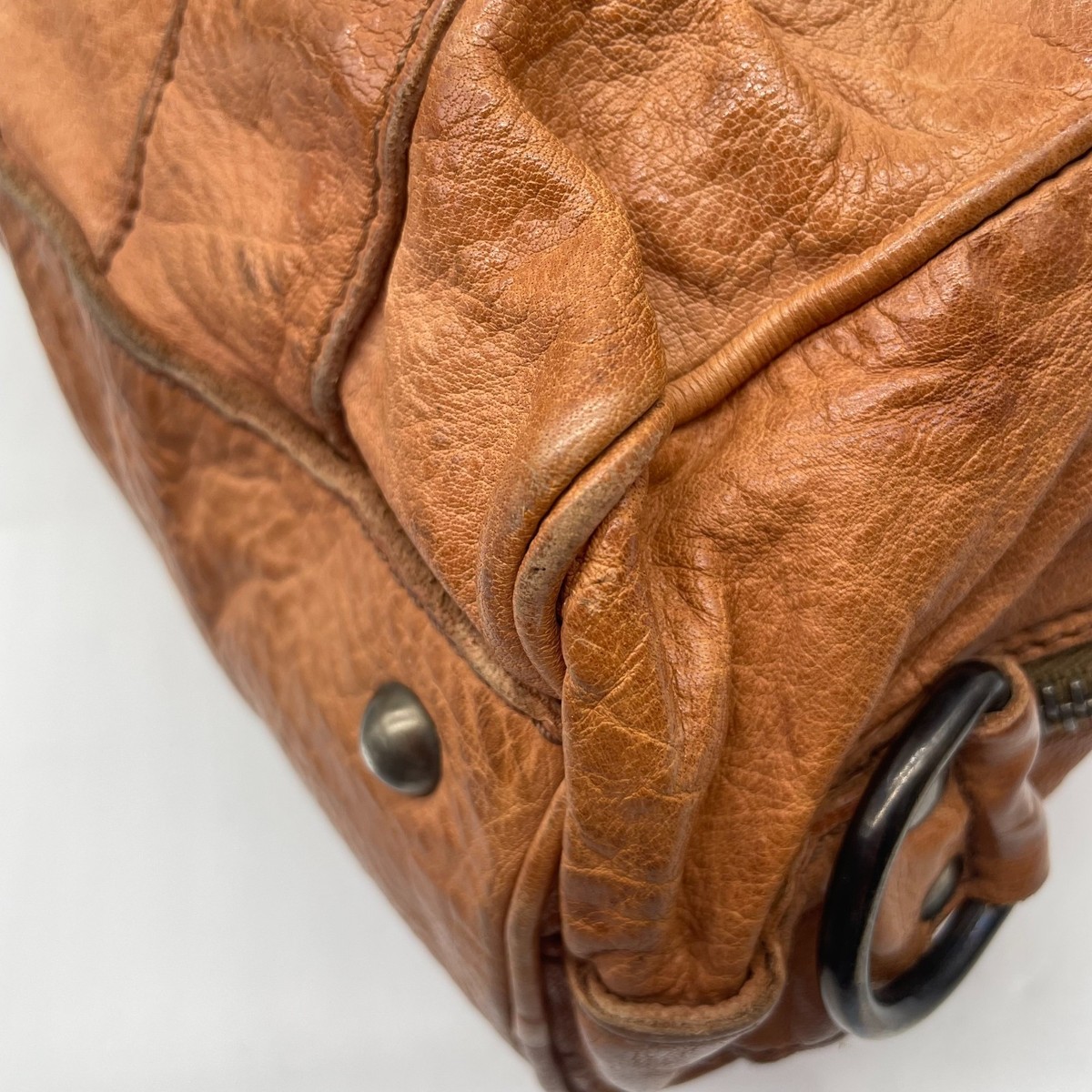 Miu Miu Handbag Brown Leather Flower 64 Archive bag Vintage Y2K