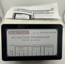 Demico Inc DC Voltage Transducer DV-8103-20-60 20-60Vdc Input; 4-20 mA Output