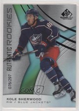 2019 Upper Deck SP Game Used Authentic Rookies Rainbow 76/297 Kole Sherwood zy1