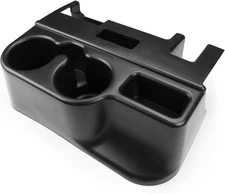 Center Console Cup Holder add-on Replacement for 1999-2001 Dodge Ram Black 