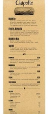 Chipotle Menu 2 Things Thousands of Ways