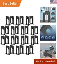 Metal Bookends - Secure All Your Books with Stylish Support & Elegance