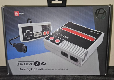 Hyperkin Retron 1 AV Gaming System for Nintendo NES Games - Black/Red
