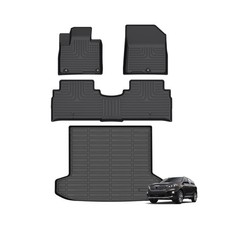Floor Mats  Cargo Liner Behind The 2nd Row for Kia Sorento 2020-2016 All Wea...