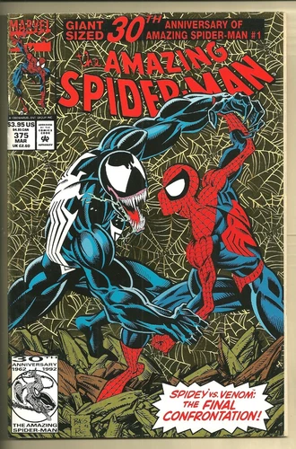 Amazing Spider-Man #375 VF- (1993) 1st Anne Weying. Venom cover.