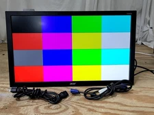 Acer V246HQL UM.UV6AA.003 23.6" LCD Monitor VGA HDMI GRADE B SEE NOTES