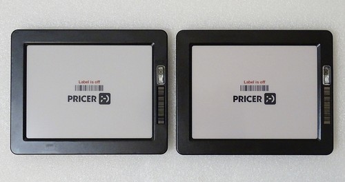(2) PRICER Smart Tag 19761-31 Digital Price Electronic Shelf Label Display Wifi