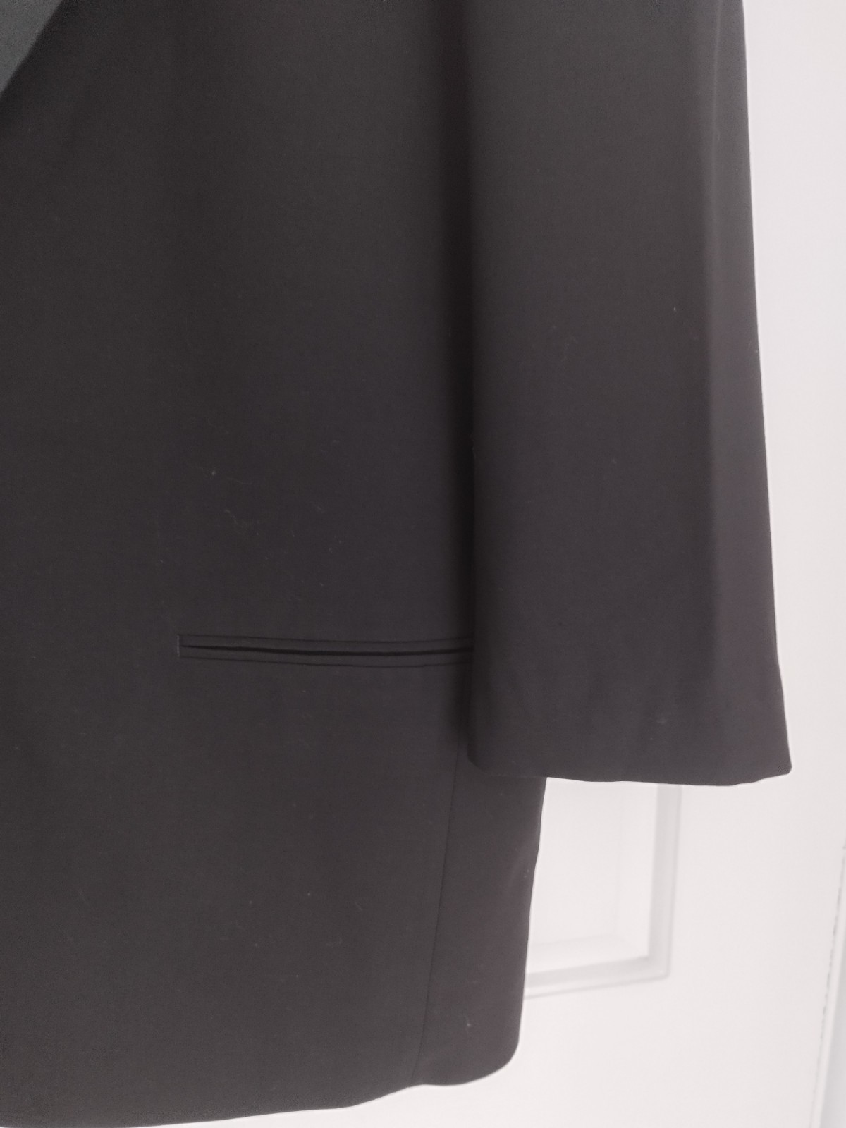 ISSEY MIYAKE Designer Rare Black Wool/Silk Mens Vintage Evening Jacket, size L image 7