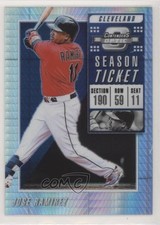 2019 Panini Chronicles Contenders Optic Hyper Prizm 165/299 Jose Ramirez #17 0t2