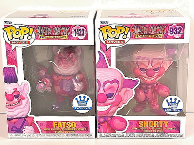 Funko Pop! Killer Klowns From Outer Space Fatso #1423 Shorty #932 - set of 2 NIB