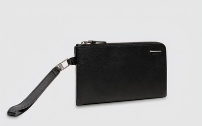   Piquadro Modus AC2648MO/N - UNISEX Genuine Leather Wrist Clutch