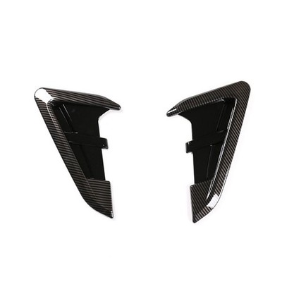 1Pair Carbon Fiber Look Side Fender Air Vent Outlet Cover For BMW X3 G01 X4 G02