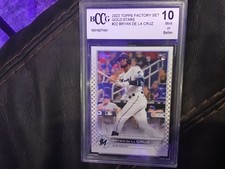 2022 Topps Factory Set Gold Stars #22 Bryan De La Cruz BCCG 10