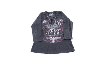 Women's Y2K Affliction Live Fast T-Shirt