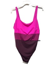 Athleta Coastline One Piece Swimsuit L Purple NWT Fitted