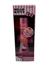 Hello Kitty Valentines Day Pink Glitter Motion Mood Light Ukonic 12” Tall Lamp