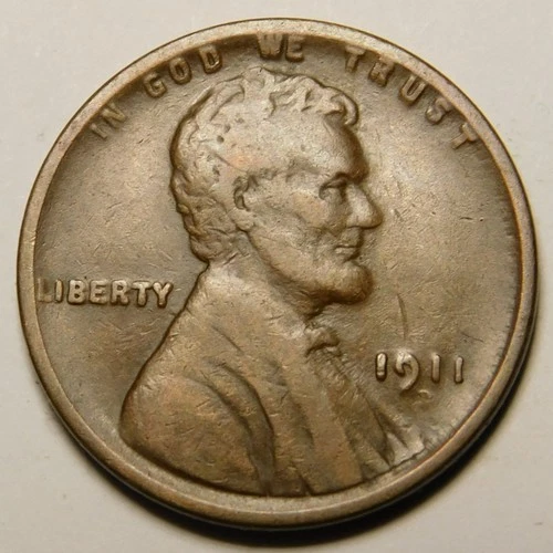 1911 D Lincoln Wheat Cent Penny VF-Details  "Actual Coin Pictured"