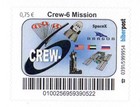 Privatpost, Biberpost, Space, Crew-6 ** 0,75€