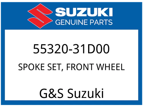 SPOKE SET, FRONT WHEEL