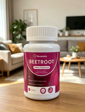 Rosabella Beetroot Supplement 60 Capsules, 1300mg, Circulation Aid