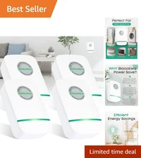 Energy Efficiency Pro: Surge Protector & Power Saver for All Appliances, 4 Pack