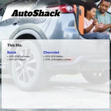 Front Drilled Slotted Brake Rotors Premium Ceramic Pads for Chevy Malibu