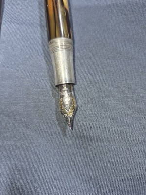 Montegrappa Extra 1930 Fountain Pen Turtle Brown Resin Medium Nib Made In Italy