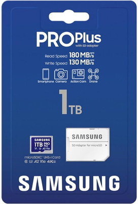 #ad #ad SAMSUNG PRO Plus 1TB Micro SD SDXC A2 V30 UHS I U3 4K UHD Class 10 Memory Card $49.99
