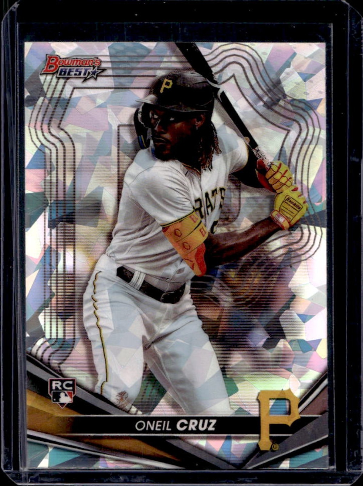 2022 Bowman's Best Oneil Cruz RC Atomic Refractor #36 Pirates