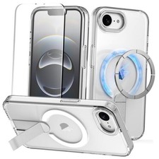 Magnetic for iPhone 16e Case with Screen Protector, Compatible with Clear