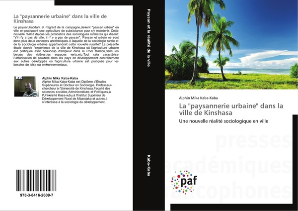 "La \"Paysannerie Urbaine\" Dans La Ville De Kinshasa Alphin Mika Kaba-Kaba"-image